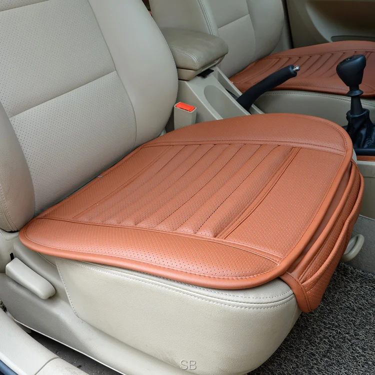 Подушка для автомобильного сиденья, качественная угольная кожа, Подушка на одно сиденье, удобный чехол для сиденья, защитный чехол для автокресла
