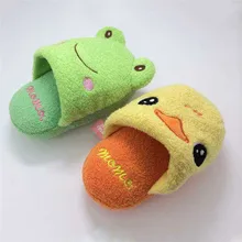 Hot Cute Puppy Fad Dog Toy Pet Puppy Chew Play Squeaker Sound Plush Slippers Bread shape Gift For Dog