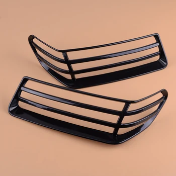 

2Pcs Black Exterior Front Side Turn Signal Light Lamp Decoration Cover Trim Fit for Jeep Wrangler JL 2018-2019