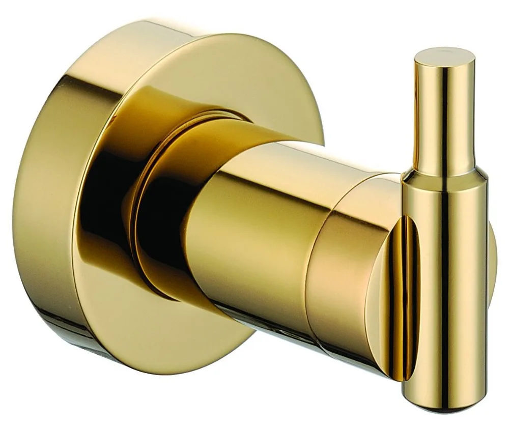 

FREE SHIPPING NEW design BATHROOM ACCESSORIES GOLD Round robe cloth hook