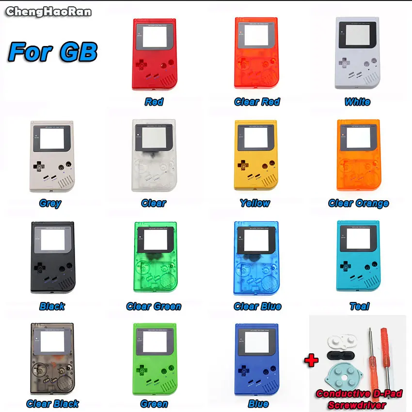 ChengHaoRan 1 Набор для приставка GameBoy GB Классическая Консоль Пластиковый корпус чехол