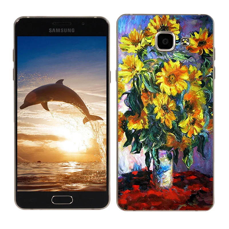 Чехол для телефона s для samsung Galaxy A3 A5 TPU Fundas Para Coque чехол для телефона с ночной росписью для Galaxy A7 Shell - Цвет: 23