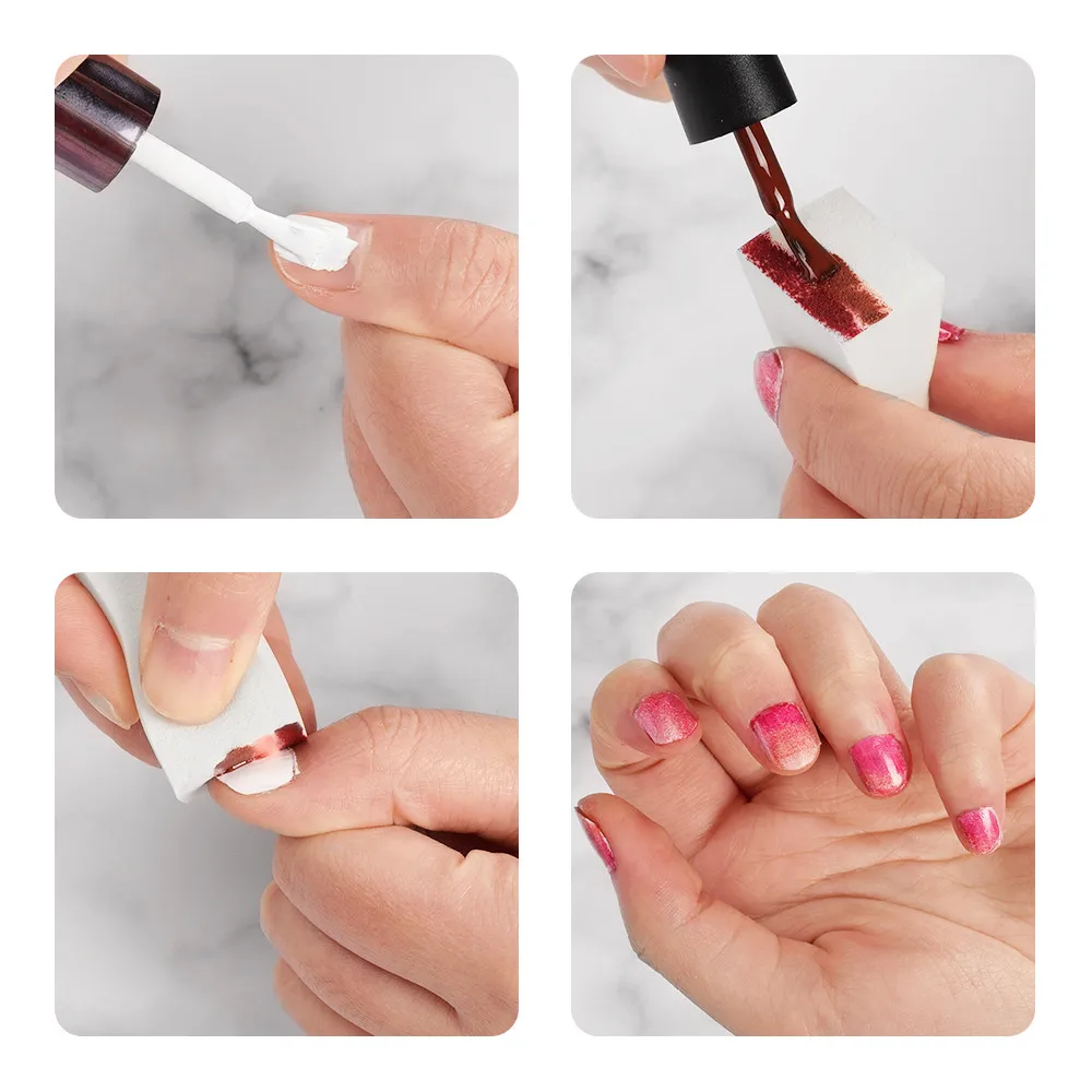 

50Pcs Soft Triangle Nail Art Sponge Stamper Coloring Stamping Transfer Sponge Seal DIY Professional Nail Brush Tools