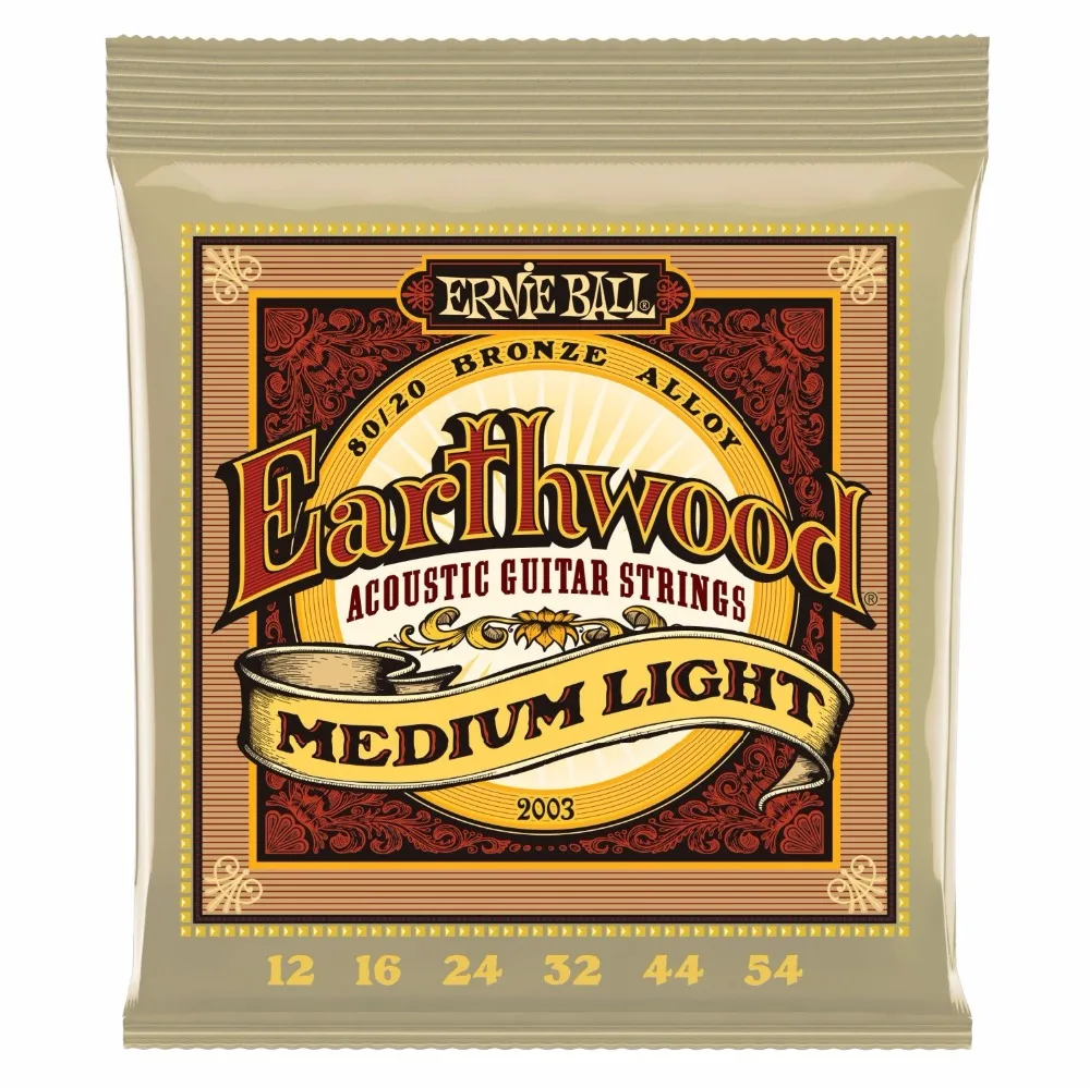 Акустические струны Ernie Ball 2003 012-054 из 80/20 бронзы Earthwood | Спорт и развлечения