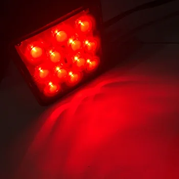 

Car Brake Light 12 LED Red Bright Brake Light for Truck Pickup M8617