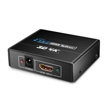 [Обновленная версия] 4 K HDMI сплиттер HDCP V1.4 разветвитель hdmi-сигнала 1X2 HDMI сплиттер для Full HD 1080 P Поддержка 4 K/2 K и 3D Re