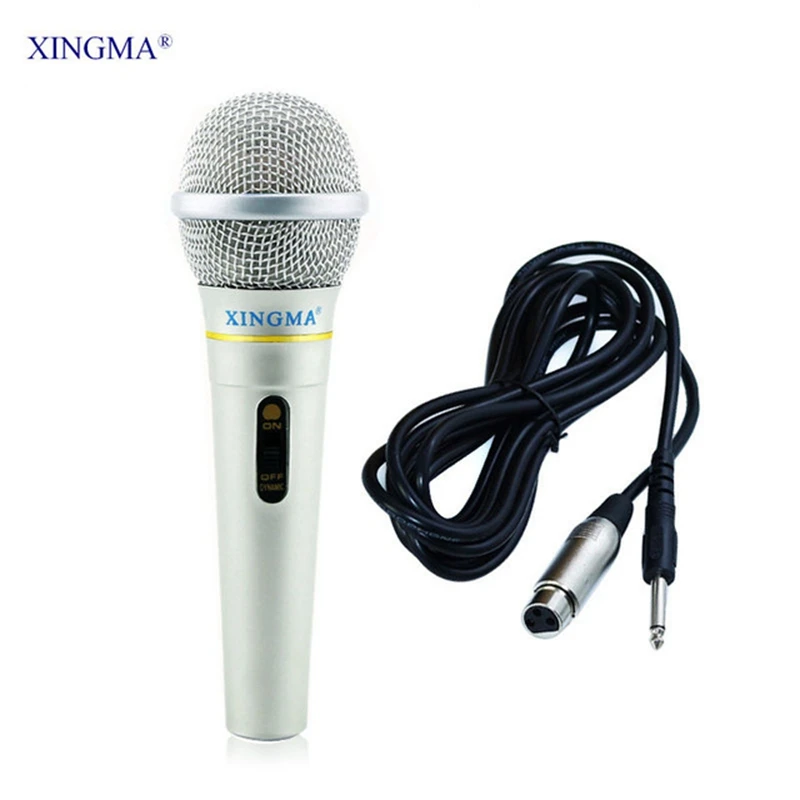XINGMA AK-319 профессиональный караоке динамический микрофон Проводные ручные микрофоны микрофон для KTV звук Студия Аудио запись голоса