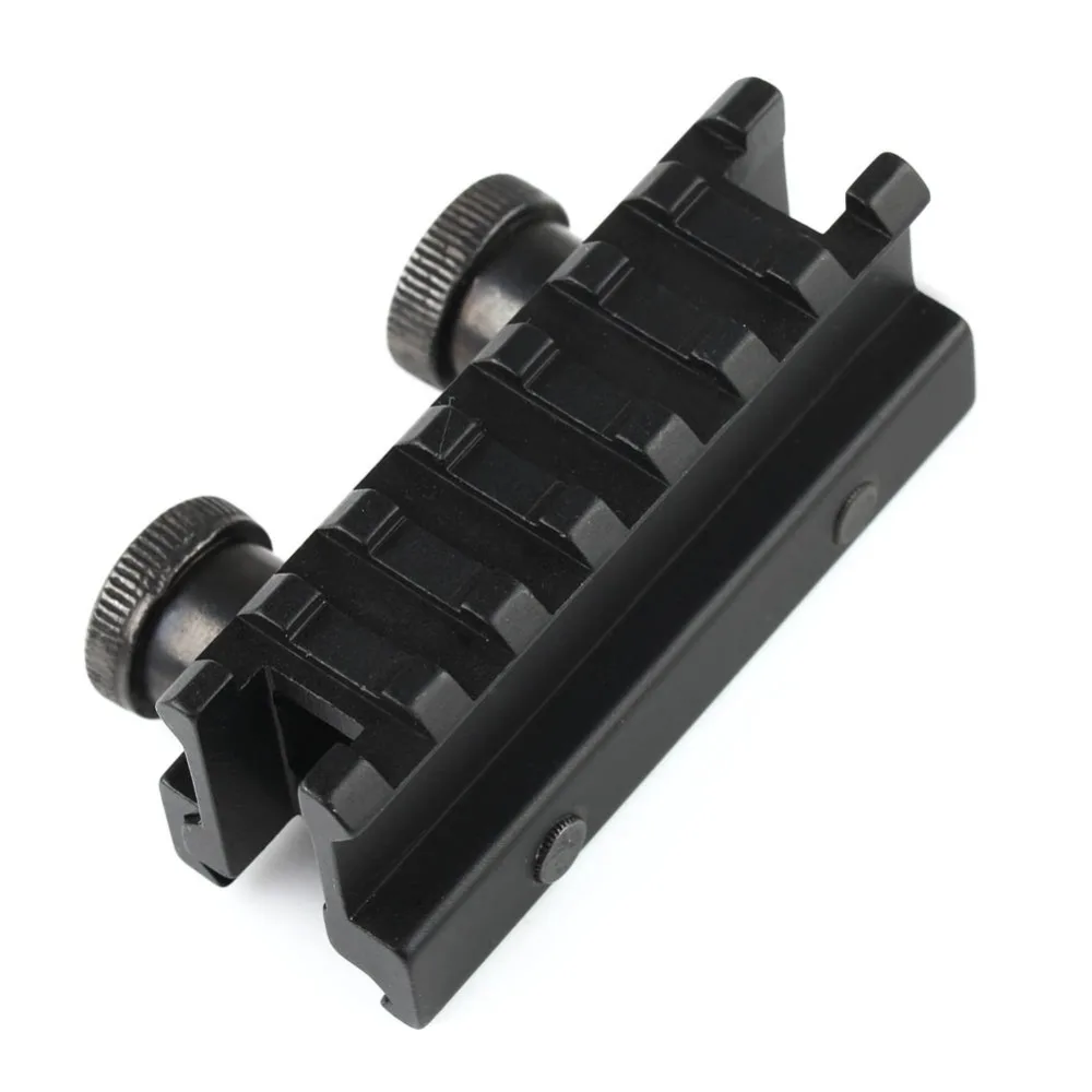 Scope Adapter Picatinny Rail See Thru 1.2" Riser Base AR Dovetail