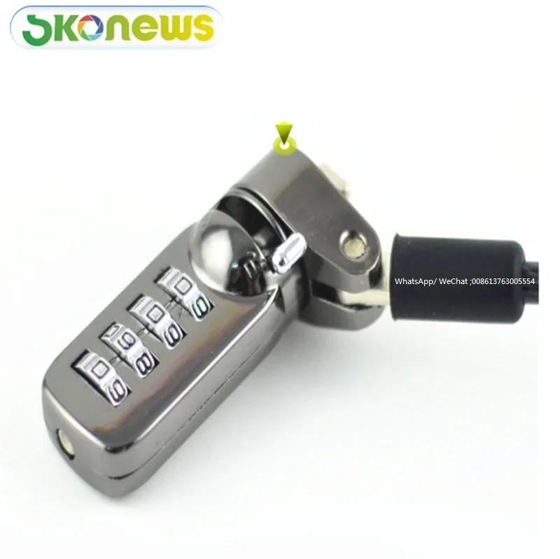 High_quality_convenient_keyless_lock_cipher_notebook_lock_with_chain_steel_cable