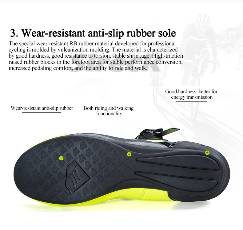 Santic Cycling Shoes Men Women MTB Mountain Road Bike Shoes Rubber Anti-slip Unlocked Bicycle Shoes Zapatillas Ciclismo