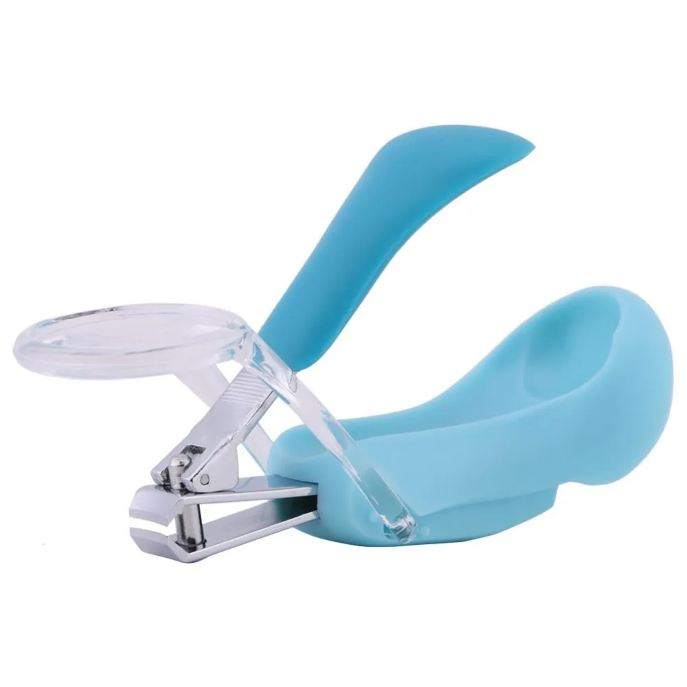 Foldable Baby Nail Clipper With Magnifier Magnifying Glass