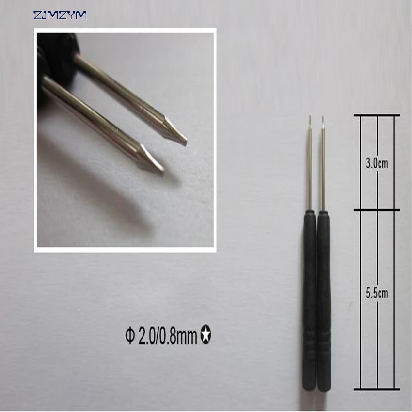 

wholesale 1PC 0.8MM star-shaped screwdriver repairing disassemble tools for mobile phone and electronic product