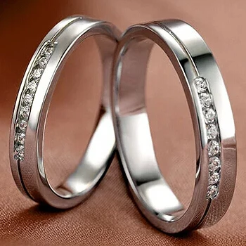 creative wedding couple rings 925 sterling silver white gold plated lovers ring as a token of - Creative Wedding Rings creative wedding couple rings 925 sterling silver white gold plated lovers ring as a token of - Creative Wedding Rings