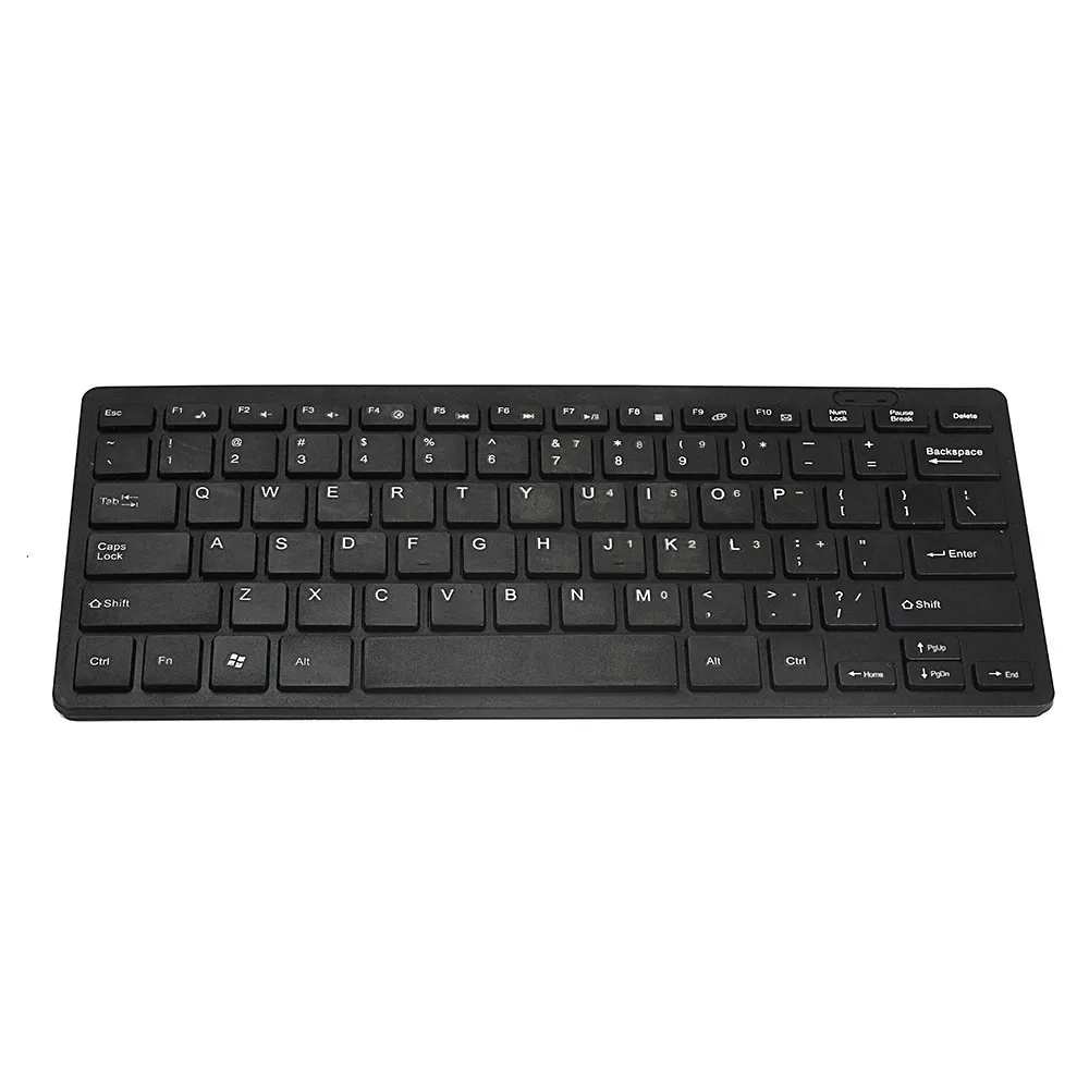 Горячая 2,4 GHz тонкий черный беспроводной игровой набор клавиатура и мышь для ПК настольного ноутбука# T3