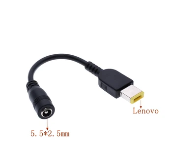 

5.5*2.5mm Round Jack To USB Square Converter DC Plug Power Adapter Cable For Lenovo ThinkPad YOGA 11 13 G500 G505 Laptop