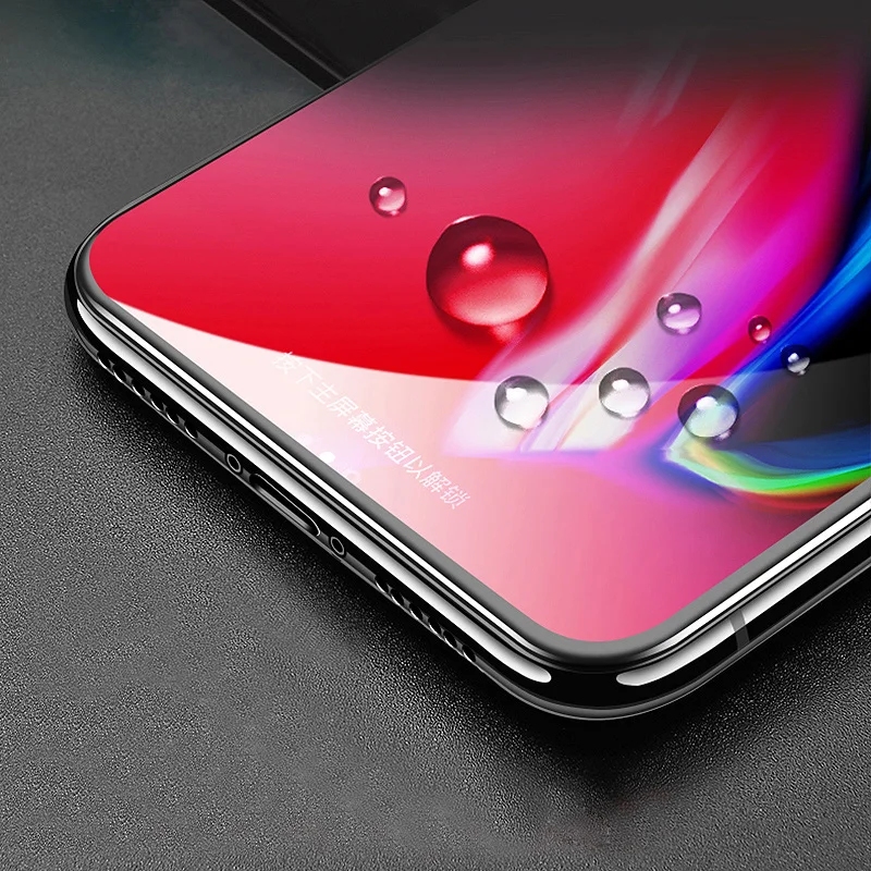 SIXEVE 5D закаленное стекло для IPhone X 10 XS MAX XR Защитная пленка для экрана для iPhone 6 S 6s 7 8 Plus 6plus 6s Plus 7plus 8plus