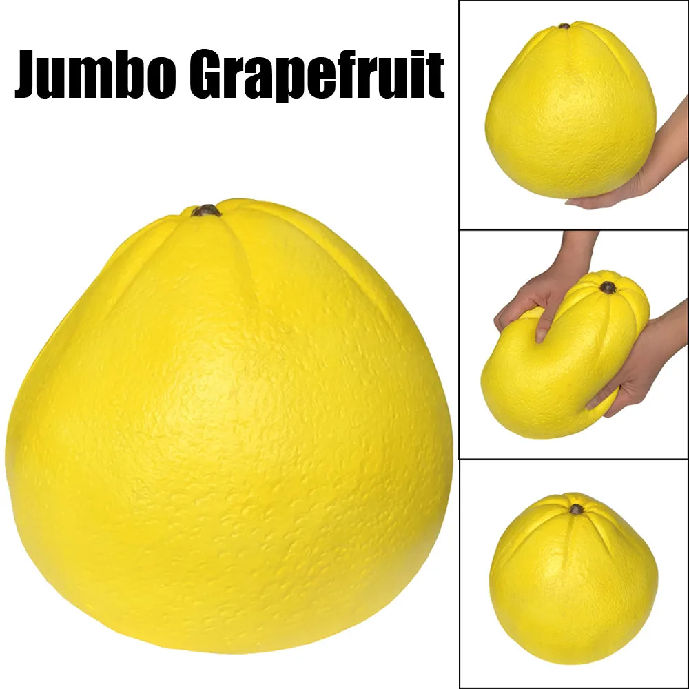 

Squishies Jumbo Giant Grapefruit Slow Rising Fruit Scented Stress Relief Toys Puzzle plaything