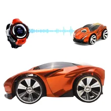 2 4G 6CH Racing Toy Car Command Voice Car Watch Remote Control Car