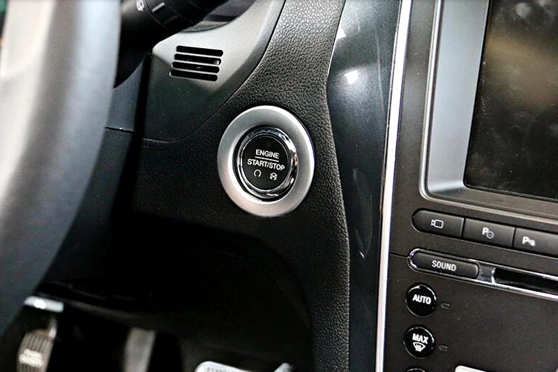 

fit For Ford Explorer 2016 2017 2018 Car-Styling ABS Interior Accessories Fire Point Switch Ring Cover Trim 1pcs