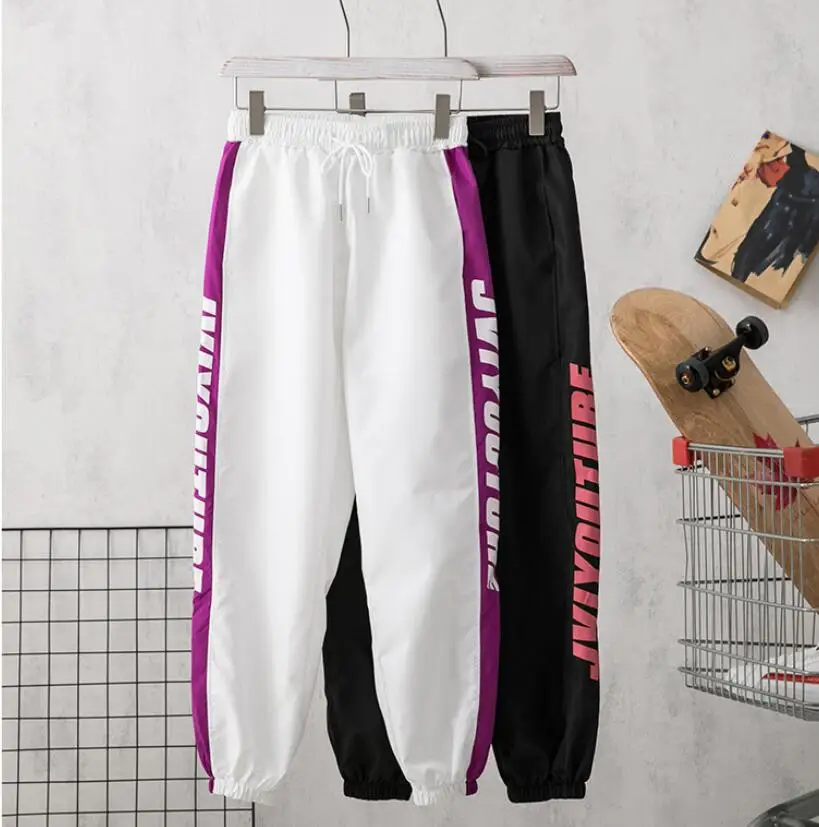 

2019 New Lovers MlQFA19029 Spring Cotton Casual Mens Track Pants Long Sweatpants Men Fashion Thin Trousers Fitness School Pants