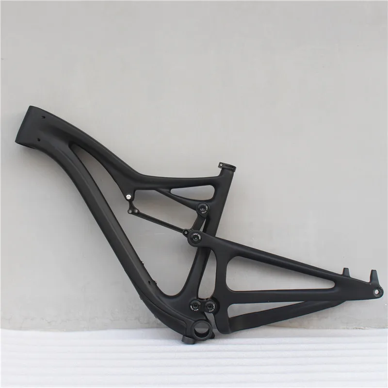 Clearance Full Suspension Carbon mtb frame Boost 148*12 full suspension carbon mtb bike frameset size 15.5/17.5/19.5 inch 5