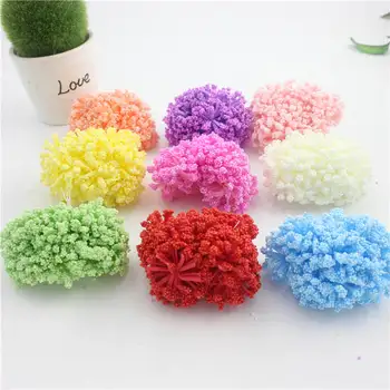 36 pcs Artificial Flower Baby Breath Foam for Wedding Party Home Decoration Diy Decorative Scrapbooking Flower Wreath Fake