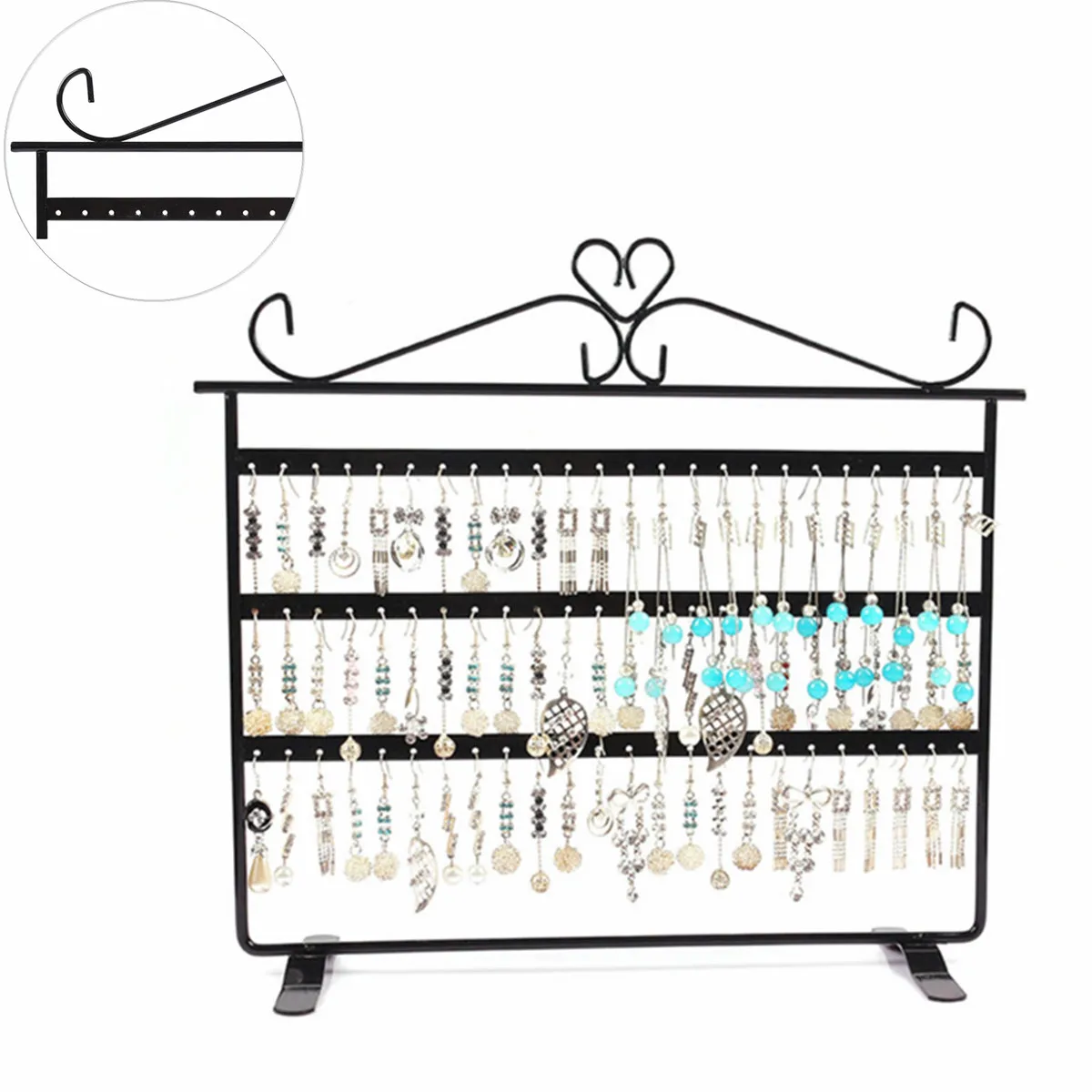 Стеллаж для украшений PIXNOR с 72 отверстиями|standing rack|bracelet holderjewellery stand |