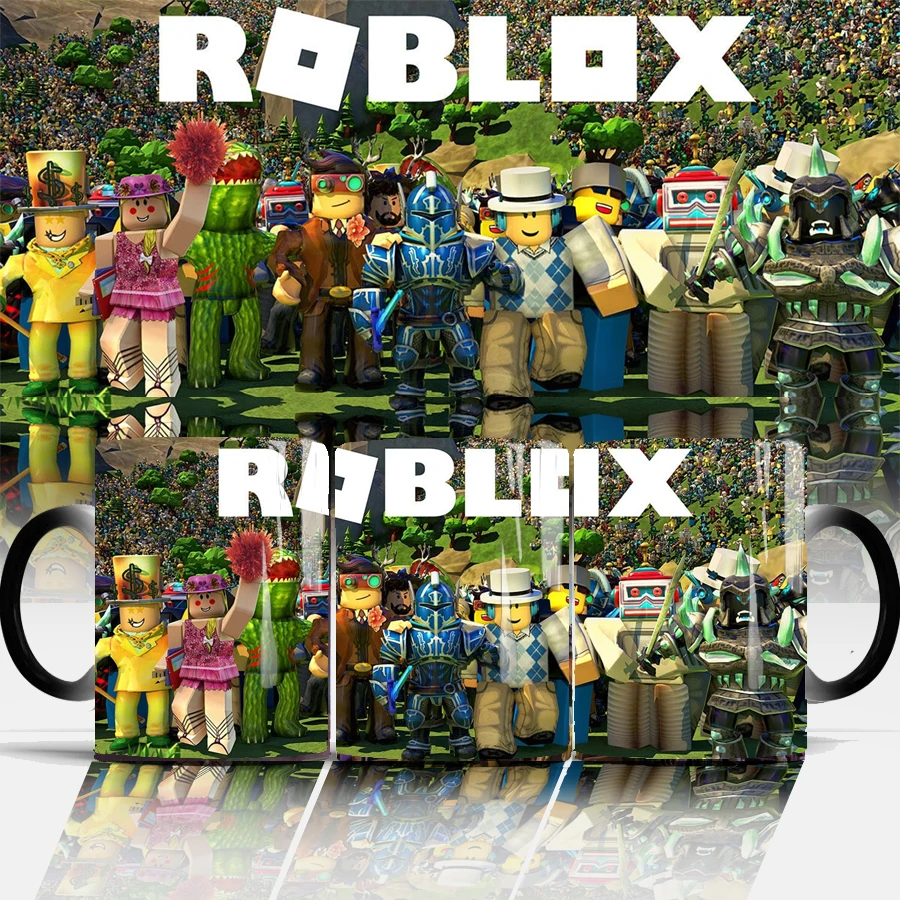 Jogo De Café Roblox Moring Caneca Criativa 350 Ml Canecas Em - jogo de café roblox moring caneca criativa 350 ml canecas em mudança da cor copo caneca