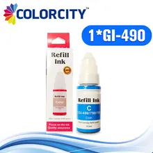 1 шт бирюзовые чернила GI-490 GI490 GI 490 специальный краситель чернила для канона pixma G1400 G2400 G3400 G1000 G2000 G3000 G1100 принтер