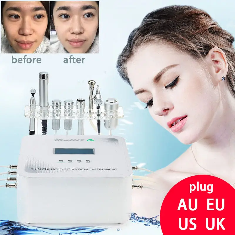 6in1 RF Hydrate Peeling Diamond Dermabrasion Ultrasonic Oxygen Spray Facial Machinein Face Skin