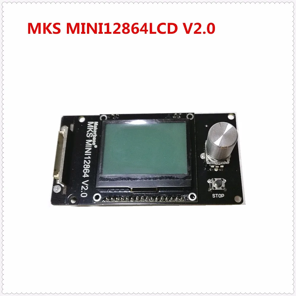MKS MINI12864LCD V2.0 البسيطة lcd12864 RepRap الكريستال السائل شاشة البسيطة 12864 عرض 3d طابعة lcd أجزاء
