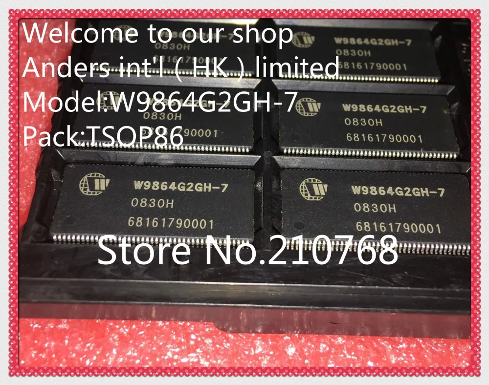 10 шт./лот W9864G2GH-7 W9864G2GH7 W9864G2GH W9864 TSOP86 | Электронные компоненты и принадлежности
