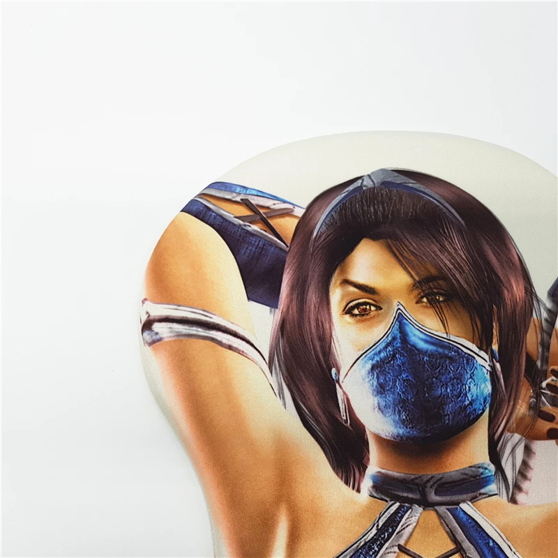 KITANA Сексуальный игровой коврик для мыши с аниме большой мягкой грудью 3D игровой коврик для мыши подставка для запястья