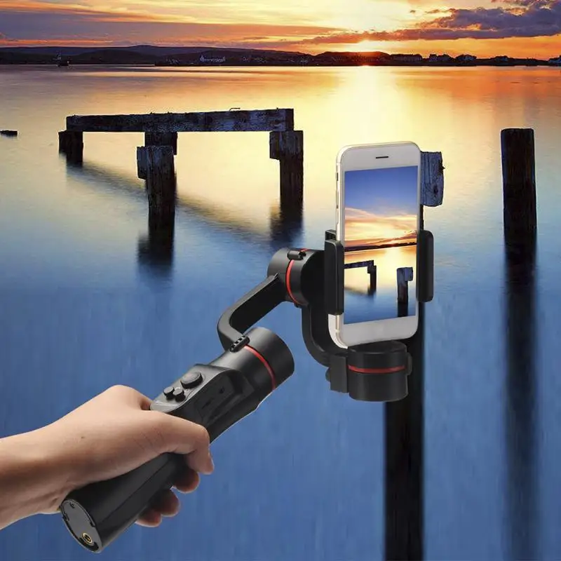

New Smart Phone Stabilizing Gimbal Motorized Rechargeable 3-axis Handhold Gimbal 360-degree Panoramic Shooting