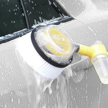 Автоматические вращающиеся автомобильные инструменты для шайбы щетка Швабра Автомобильная вода поставка мягкие волосы высокого давления водяной пистолет пены Шайба Шланг Универсальный