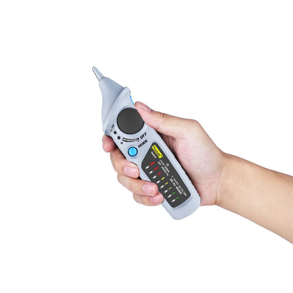 

Thsinde Non-Contact Voltage Detector Voltage Test Pen Tester Indicator 12~1000V Adjustable sensitivity match Multimeter
