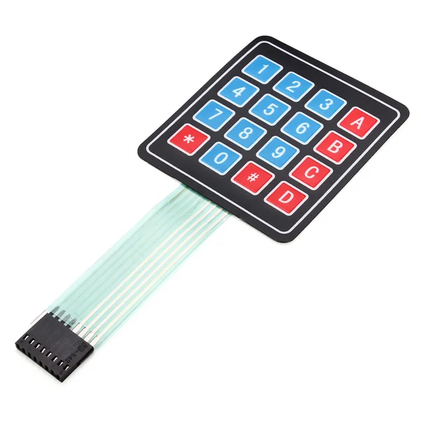 

DC 35V 16Keys 8Pin 4 x 4 SCM Matrix Microcontroller External Expansion Keyboard Contral Board Membrane Keyboard