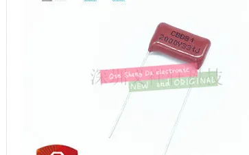 100pcs CBB capacitor 331 2000V 331J 2KV 330pF 0.33nF P15 CBB81 Metallized Polypropylene Film Capacitor | Электронные компоненты