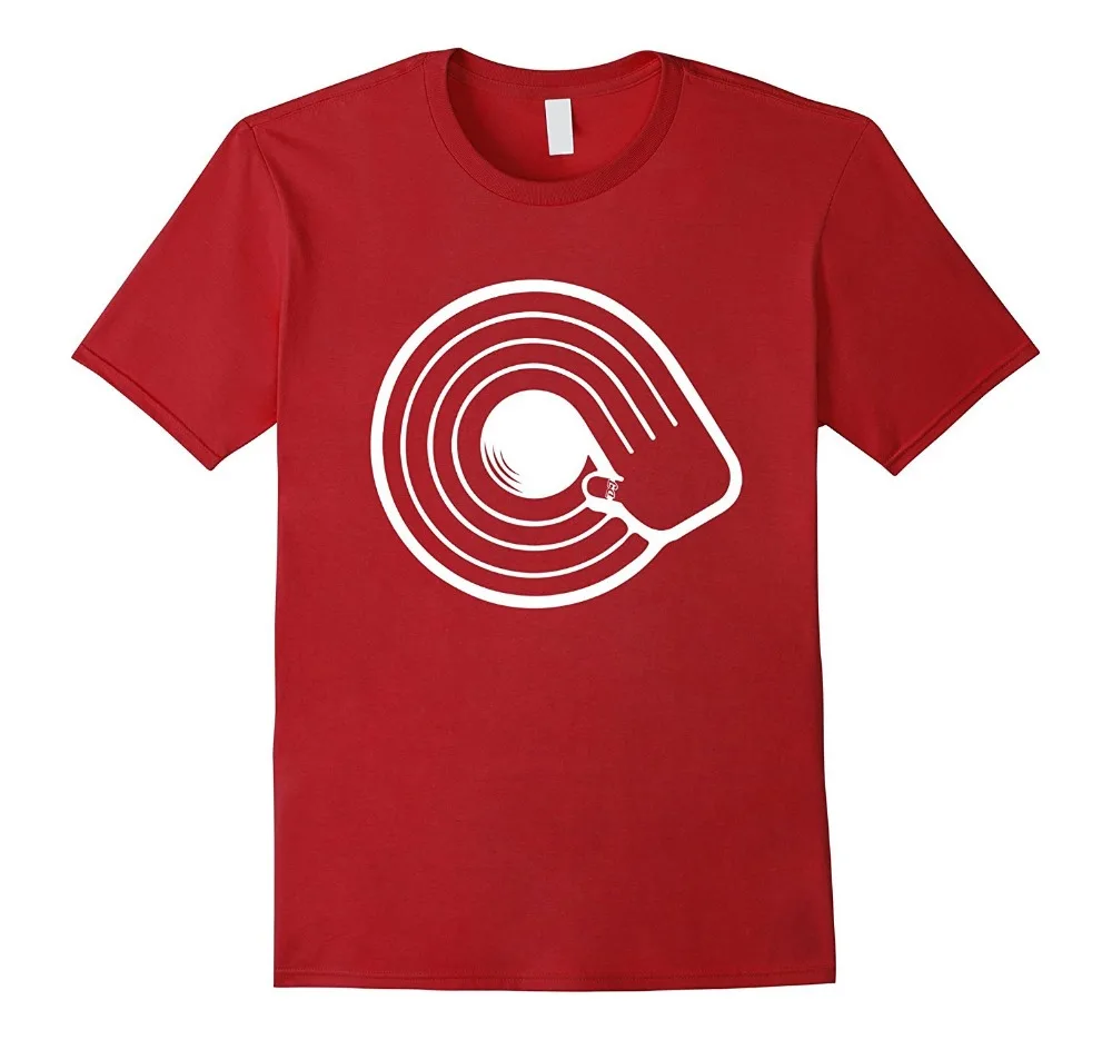 Summer 2018 Famous Brand Dj Vinyl Record T-shirt Turntable Mixer Shirt Men Funny casual streetwear | Мужская одежда