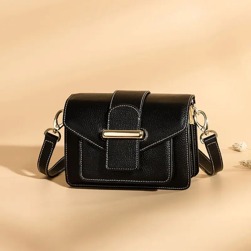 

LOEIL Bag female 2018 new mini square head suede leather handbag leather fashion Messenger shoulder bag tide