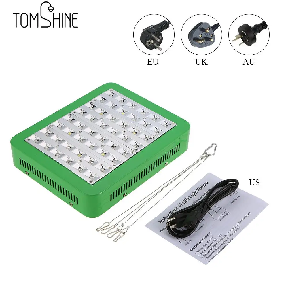 

480W 48LEDs 14400LM Plant Grow Light Full Spectrum Growth Lamp Red Blue White IR Hydroponics for Indoor Greenhouse Plants Flower