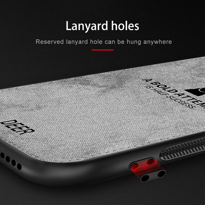 Противоударный тканевый чехол с оленем для телефона s для Xiao mi Red mi Note 6 Note 5 S2 Max 3 mi 8 Lite SE mi x 2 Red mi 6 Pro 6A чехол-накладка