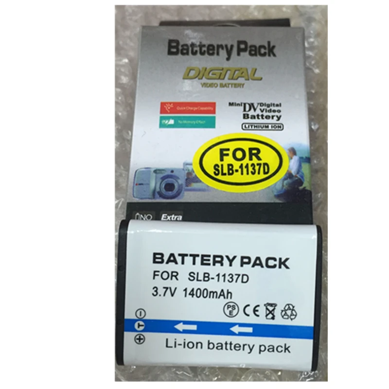 SLB 1137D SLB 1137D lithium batteries SLB1137D Digital camera battery ...