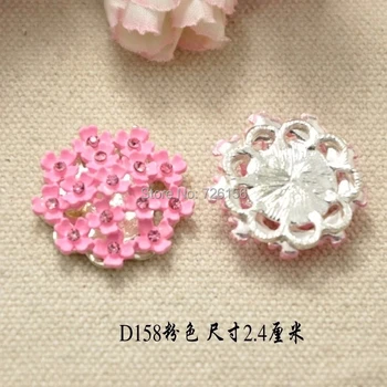 

120pcs/lot babysbreath diamond botton flat back