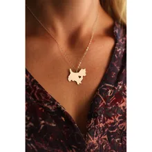 1pc Westie Necklace Westie Jewelry Custom Dog Necklace Westie Dog Pendant Jewelry Christmas Gifts Personalized Pets Dog lovers