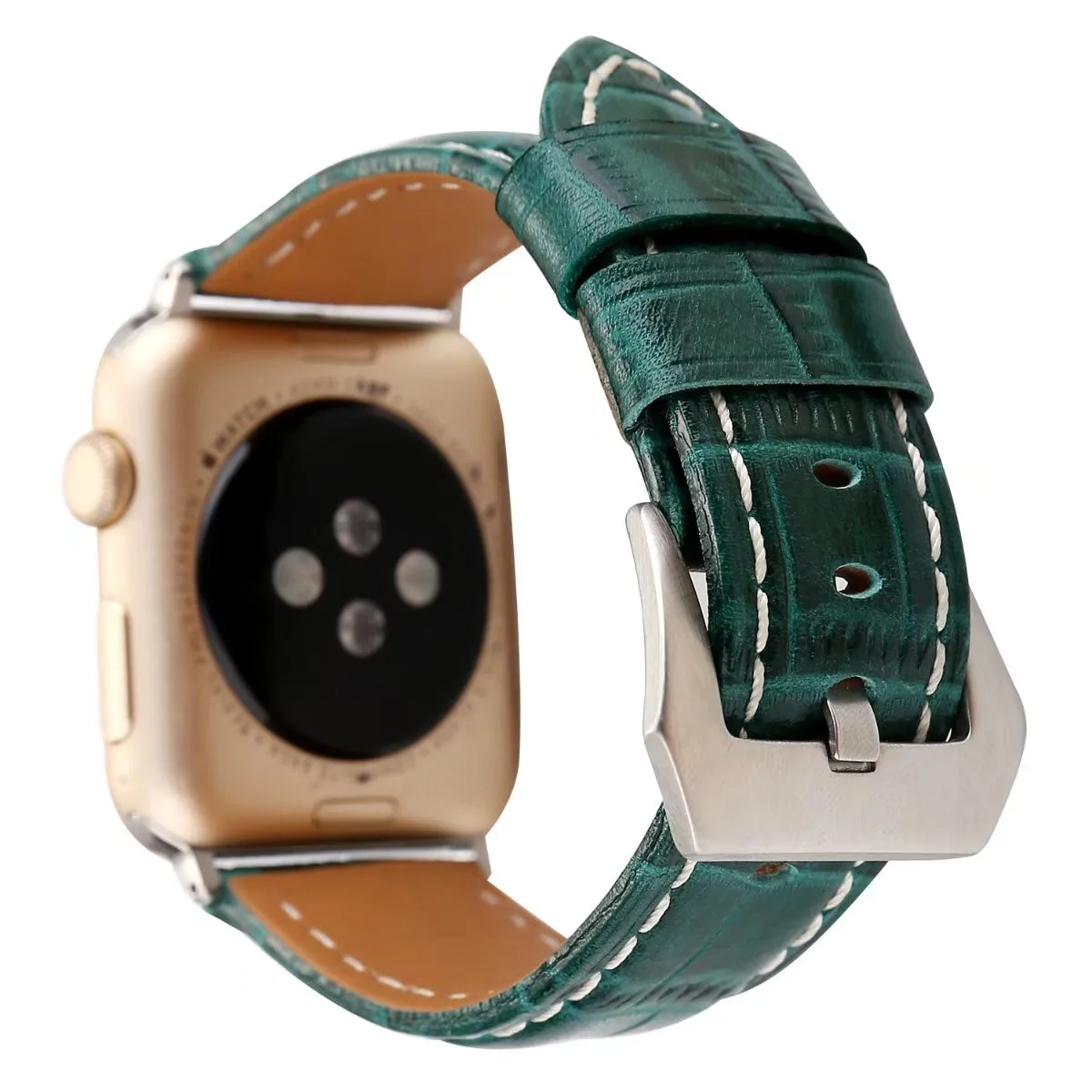 DAHASE Ретро ремешок из натуральной крокодиловой кожи для Apple Watch Series 1 2 3 Band Браслет 42