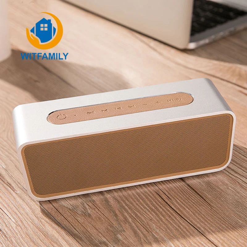 Review Bluetooth Speaker Alarm Clock FM Radio Stereo 8 Hours Rechargeable Battery Hands-free W/Mic LED Dis