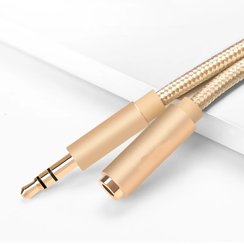 Rankman 3.5mm Jack Male to Female 3.5mm Extension Audio Cable Stereo AUX Cord Line for PC MP3 Speaker Phone Car Earphone