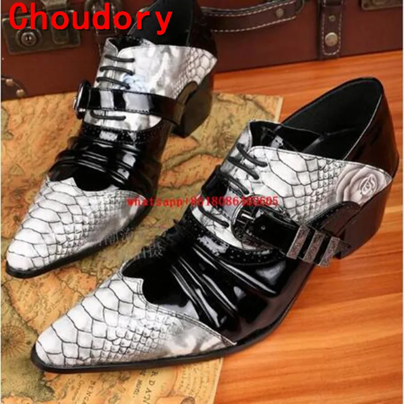 

British Style zebra genuine leather alligator shoes for men pointed toe dress wedding crocodile skin shoes italian formal loafer