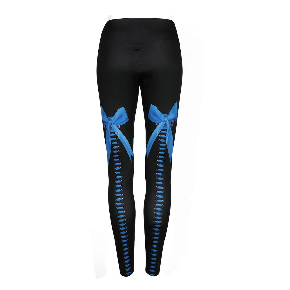 Женские спортивные трико с бантиком для тренировок, эластичные спортивные брюки, спортивные штаны для бега, эластичные леггинсы для фитнеса
